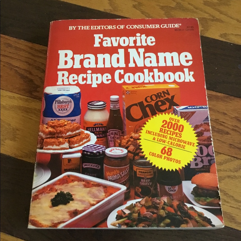 Great vintage Brand Name Recipe Cookbook excellent